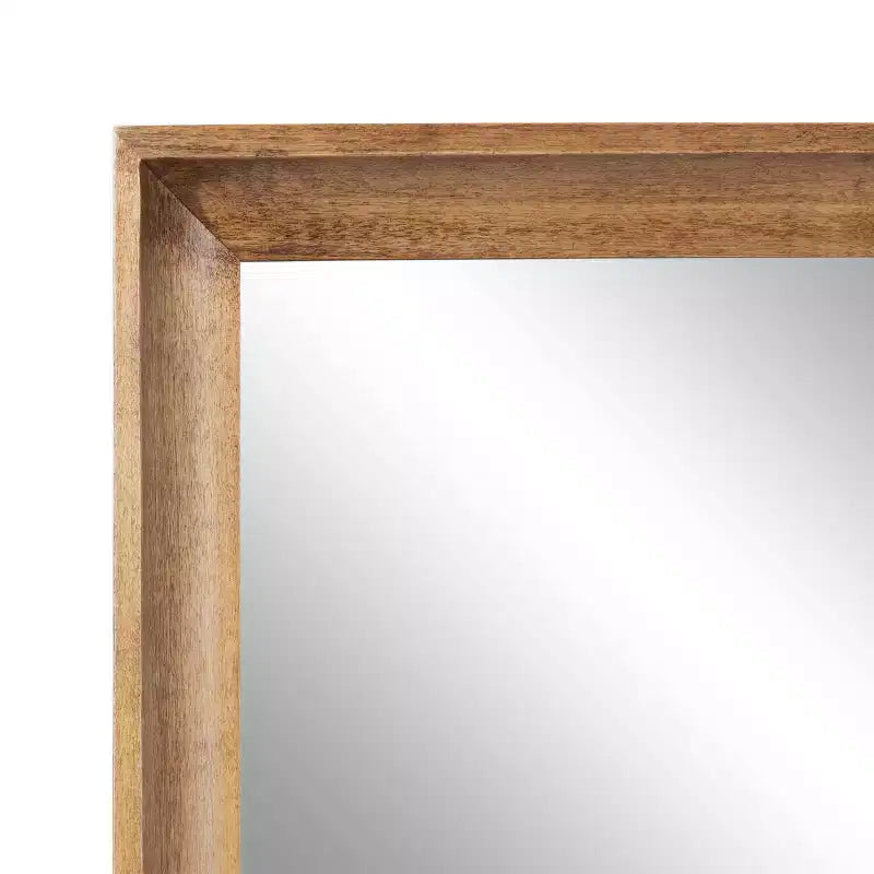 Specchio da parete rettangolare 24" x 36" in marrone rustico
