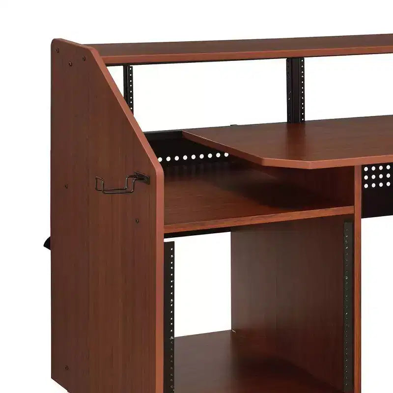 Scaffale Decorativo da 180 cm Naturale e Nero - : Struttura in Metallo, Superficie in Legno Composito, Ripiani a Giorno