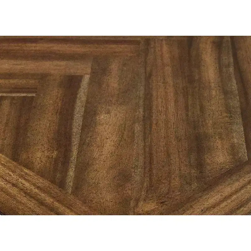 Libreria tradizionale aperta da 74" in legno marrone anticato