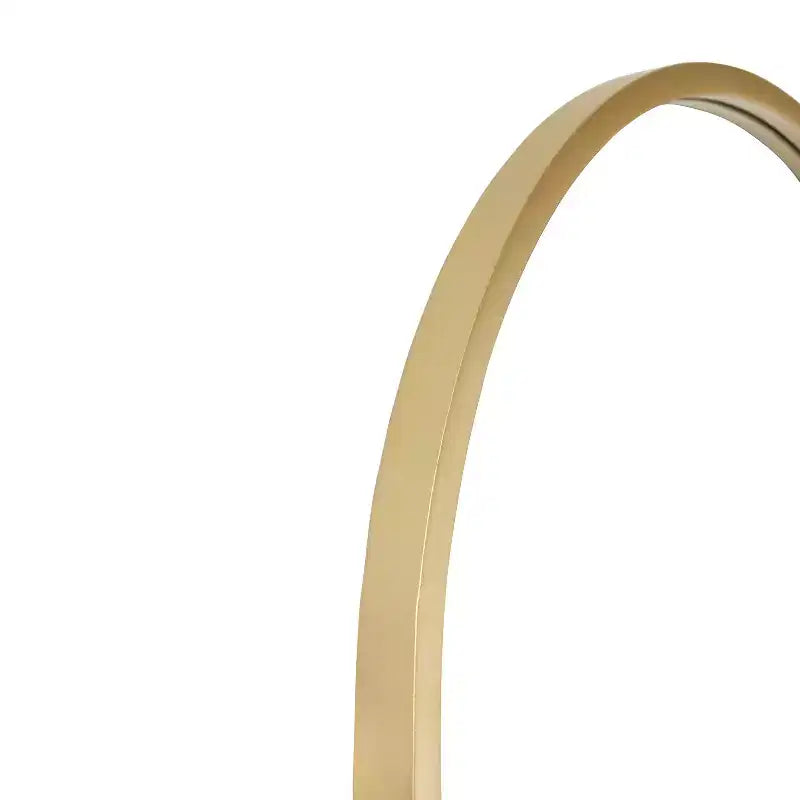 Specchio da parete ad arco con cornice in metallo per ingressi, sale da pranzo e soggiorni