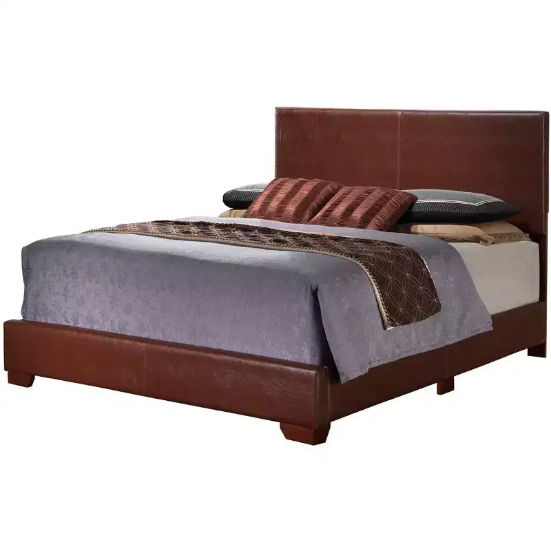 Letto a pannelli completo imbottito con struttura in similpelle
