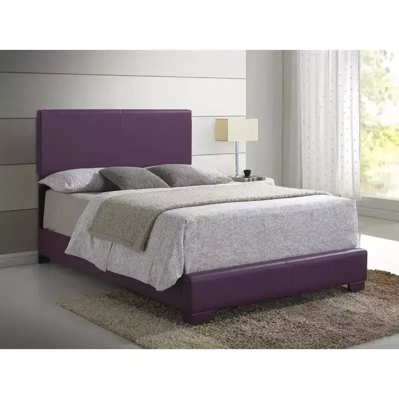 Letto a pannelli completo imbottito con struttura in similpelle