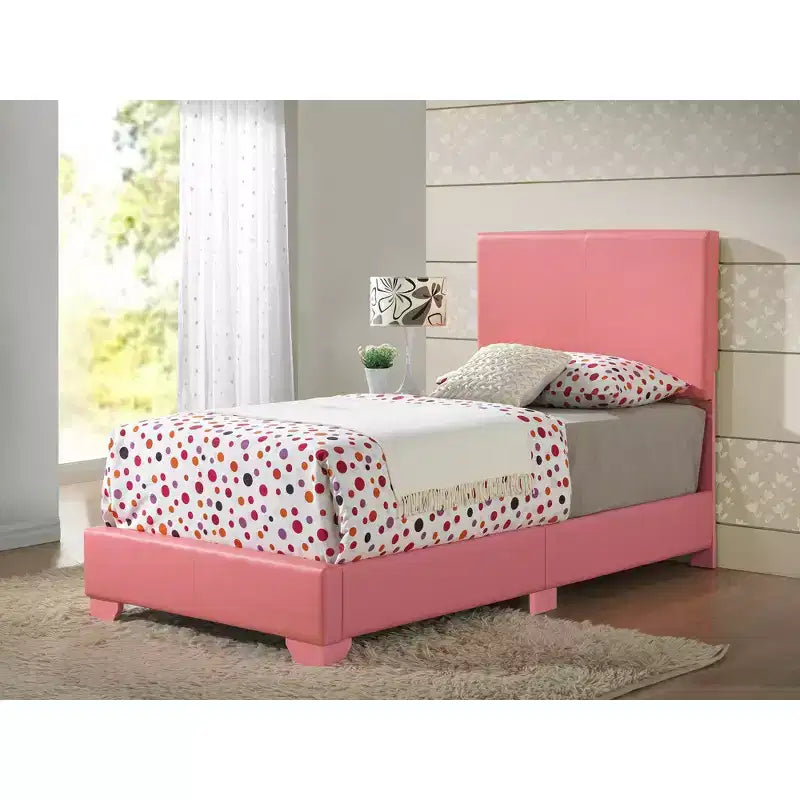 Letto a pannelli completo imbottito con struttura in similpelle