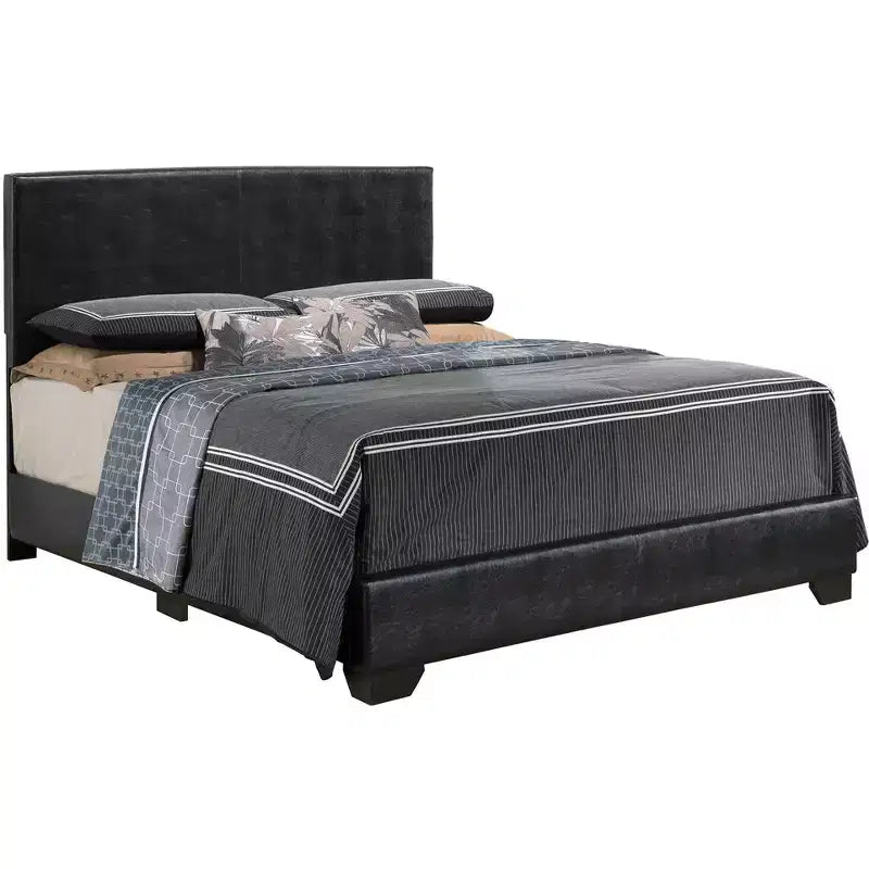 Letto a pannelli completo imbottito con struttura in similpelle