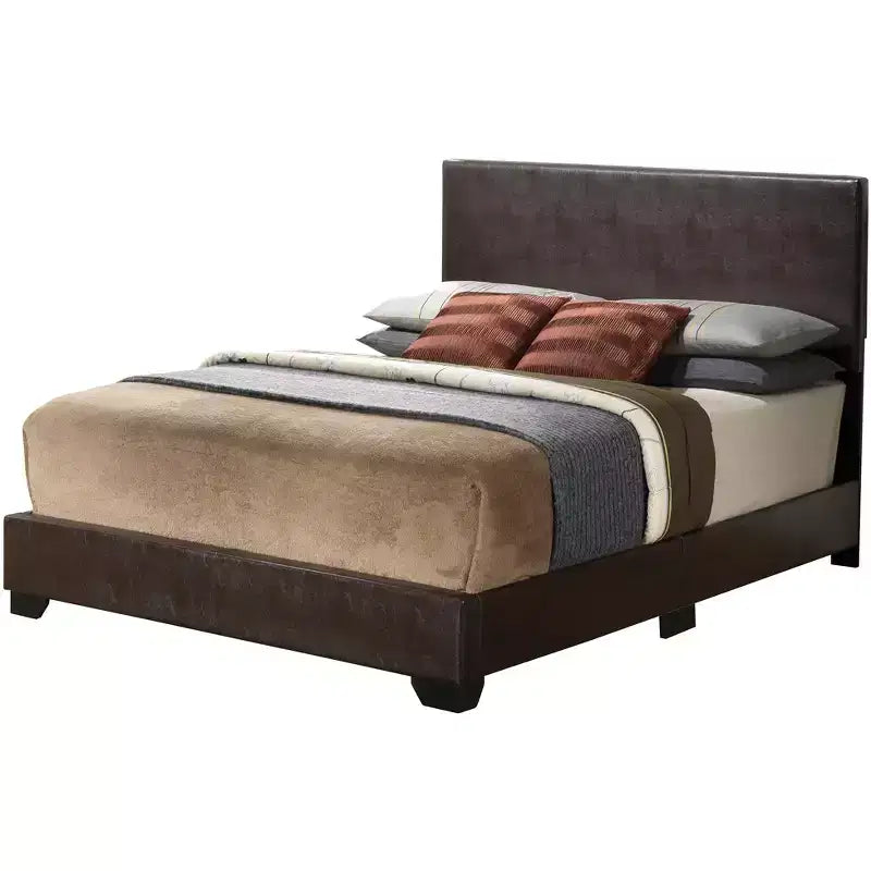 Letto a pannelli completo imbottito con struttura in similpelle