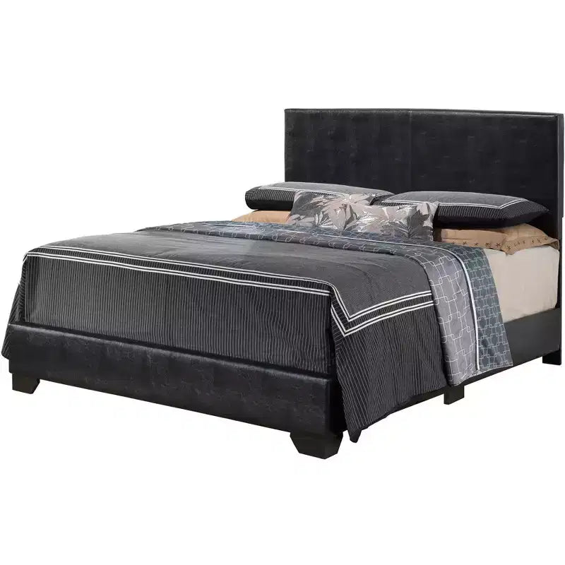 Letto a pannelli completo imbottito con struttura in similpelle