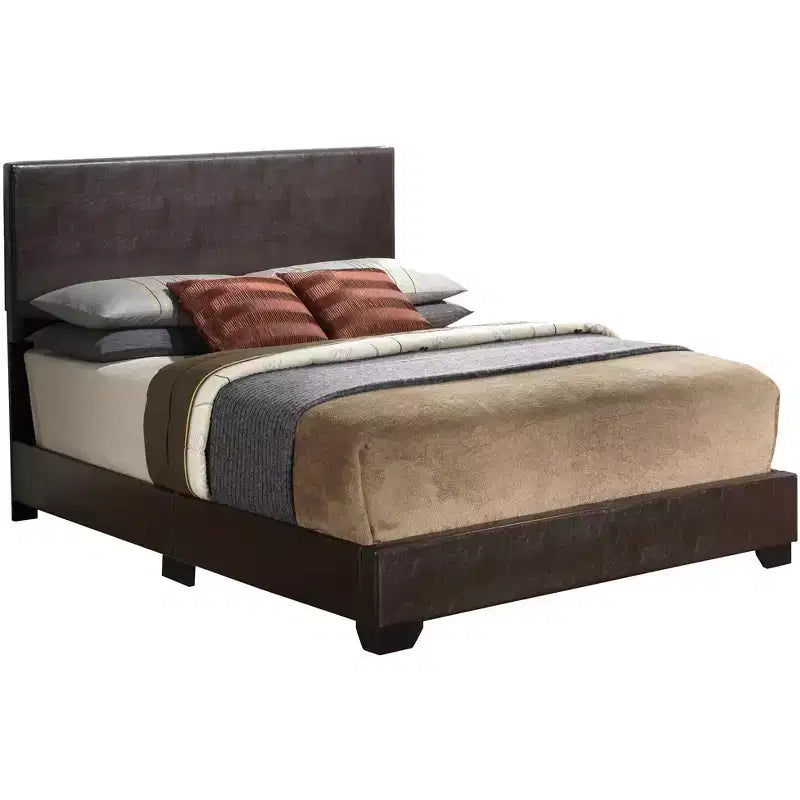 Letto a pannelli completo imbottito con struttura in similpelle