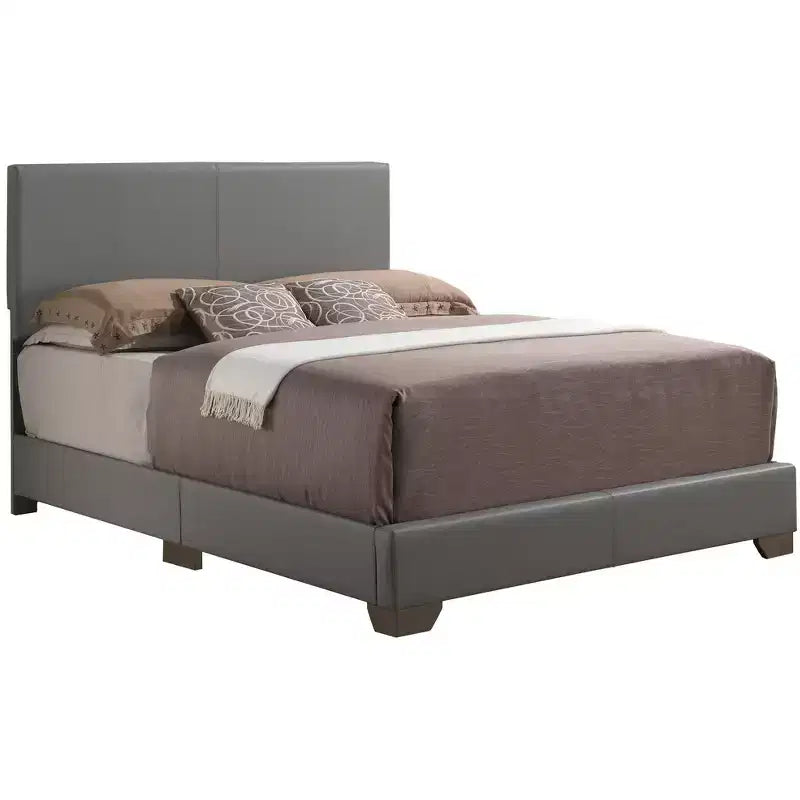 Letto a pannelli completo imbottito con struttura in similpelle