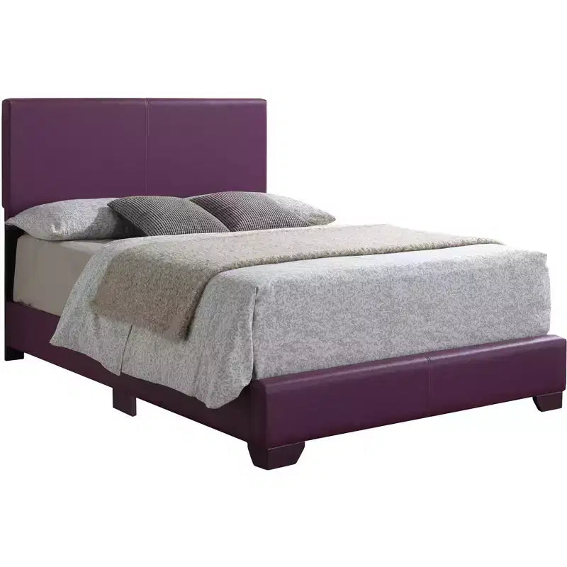 Letto a pannelli completo imbottito con struttura in similpelle