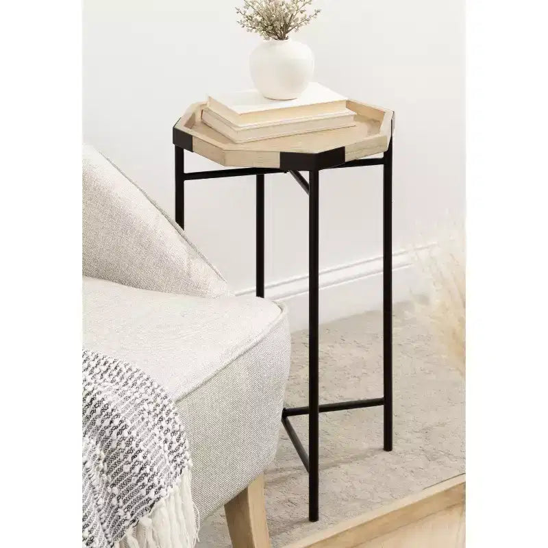 Tavolino Ottagonale in Legno