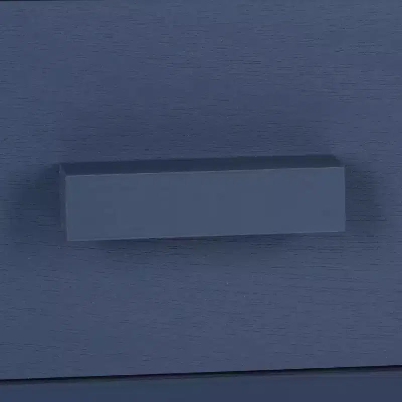 Tavolino con cassetto in pino e MDF bianco vintage