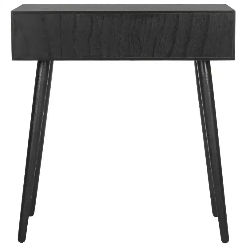 Console a 2 cassetti in pino e MDF con finitura bianca anticata