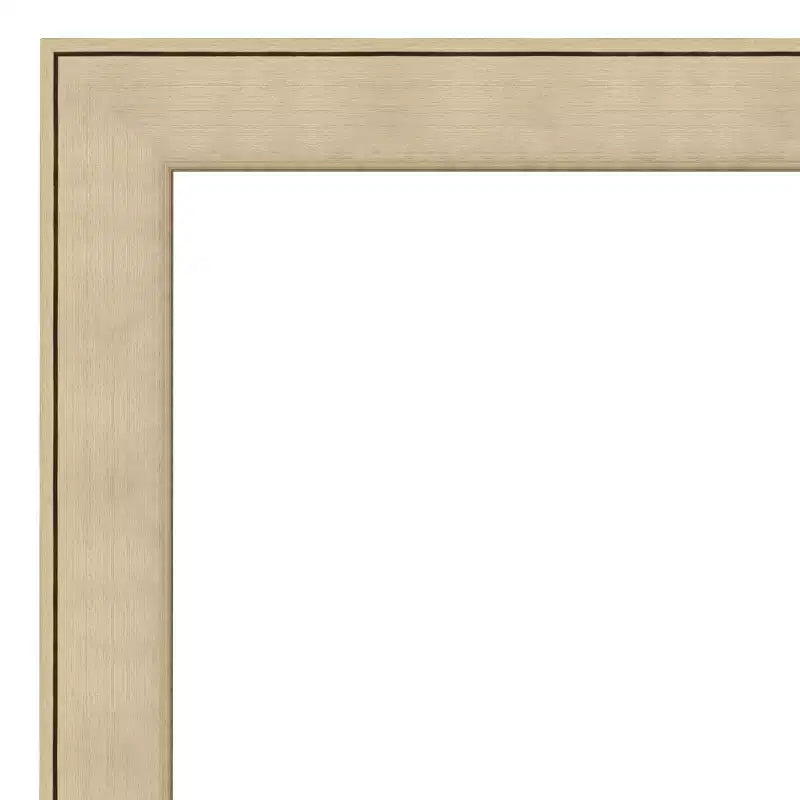Specchio da parete smussato 20" x 24" con cornice color argento miele