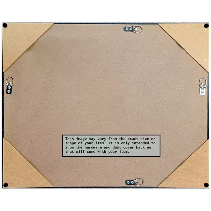 Specchio da parete smussato 20" x 24" con cornice color argento miele