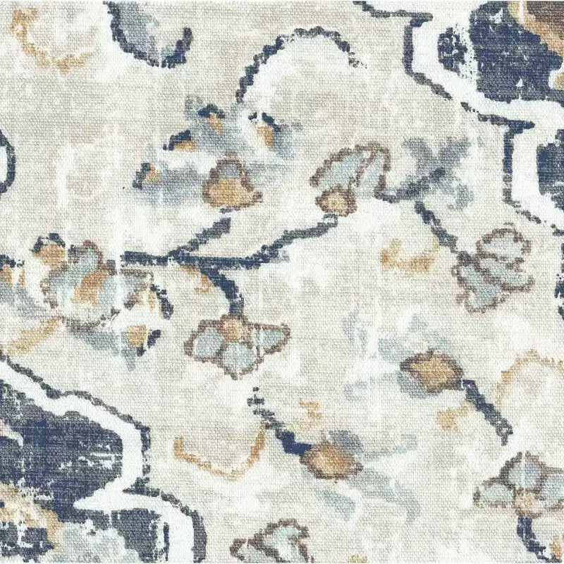 Pouf contenitore medio con coperchio incernierato e rivestimento in cotone