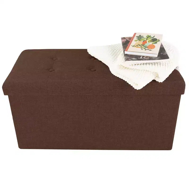 Panca Contenitore Pieghevole da 30" con Contenitore Rimovibile