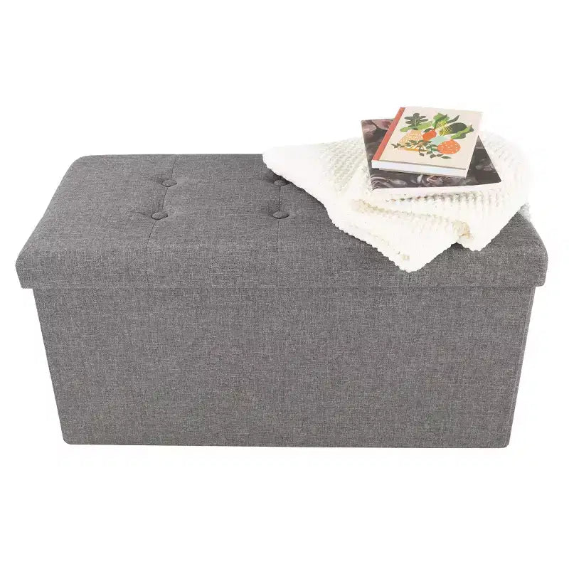 Panca Contenitore Pieghevole da 30" con Contenitore Rimovibile
