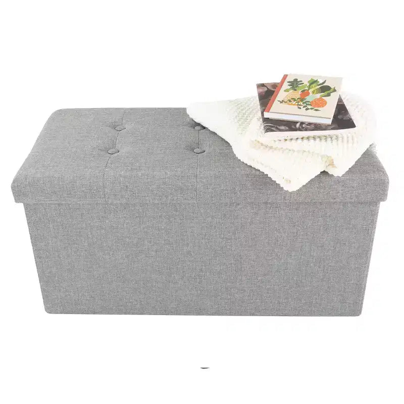Panca Contenitore Pieghevole da 30" con Contenitore Rimovibile
